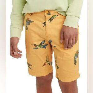 Levi's XXChino Shorts- Mustard Hummingbird Print